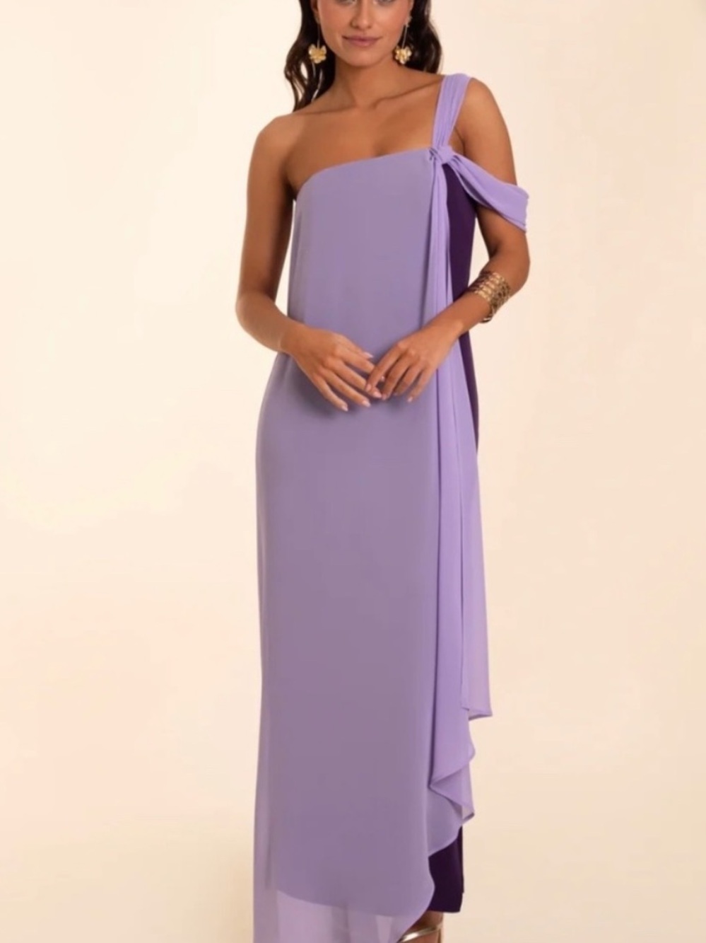 THE-ARE ALMERÍA DRESS - Purple and Lilac